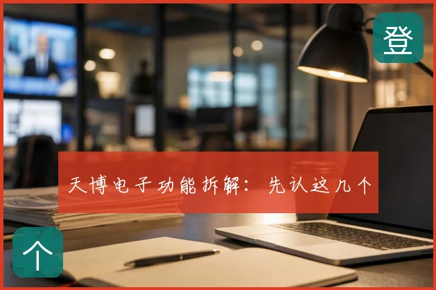 天博电子功能拆解：先认这几个